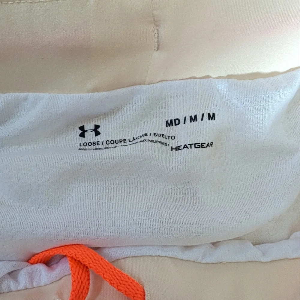 Under Armour Running Shorts Yellow and Orange - Picture 7 of 7